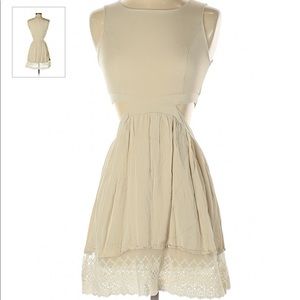 Alythea Nude Cutout Sun Dress